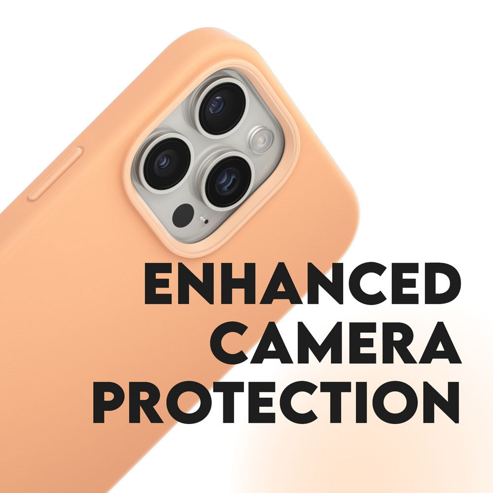 CARE by PanzerGlass iPhone 16 Pro Max FASHION Fearlessly Fashionable Skal - MagSafe Kompatibel - Peach Fuzz