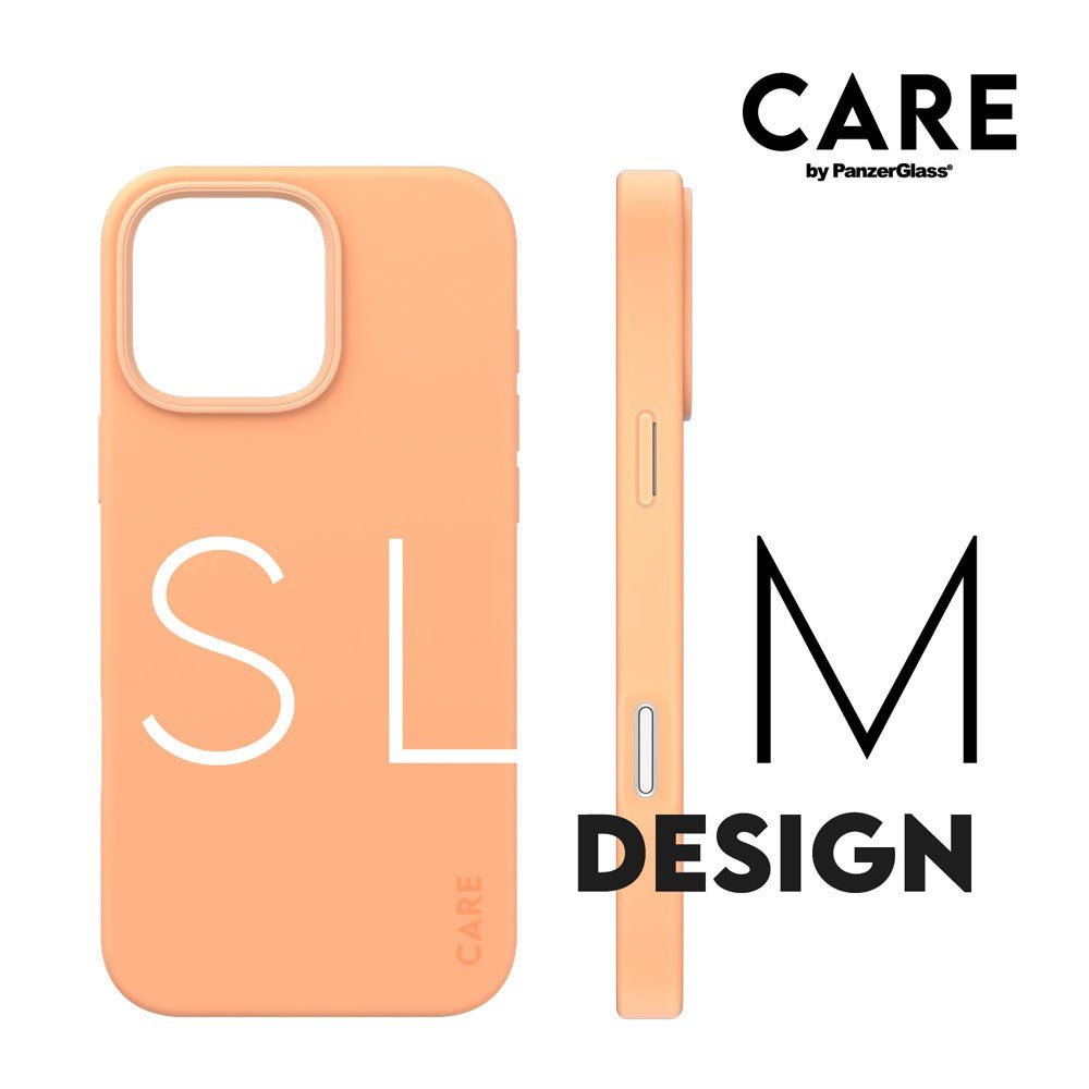 CARE by PanzerGlass iPhone 16 Pro Max FASHION Fearlessly Fashionable Skal - MagSafe Kompatibel - Peach Fuzz