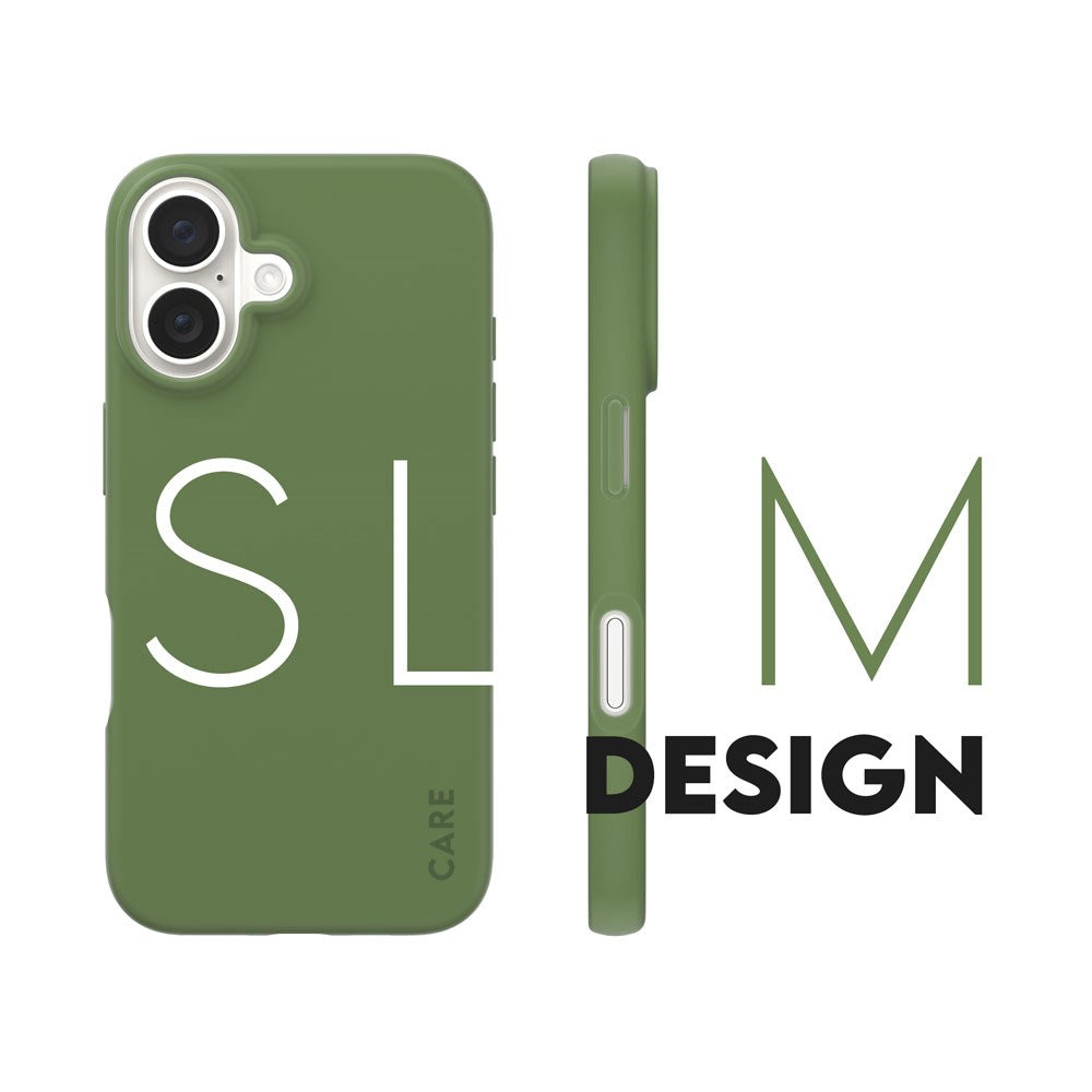 CARE by PanzerGlass iPhone 16 FASHION Fearlessly Fashionable Skal - Piquant Green