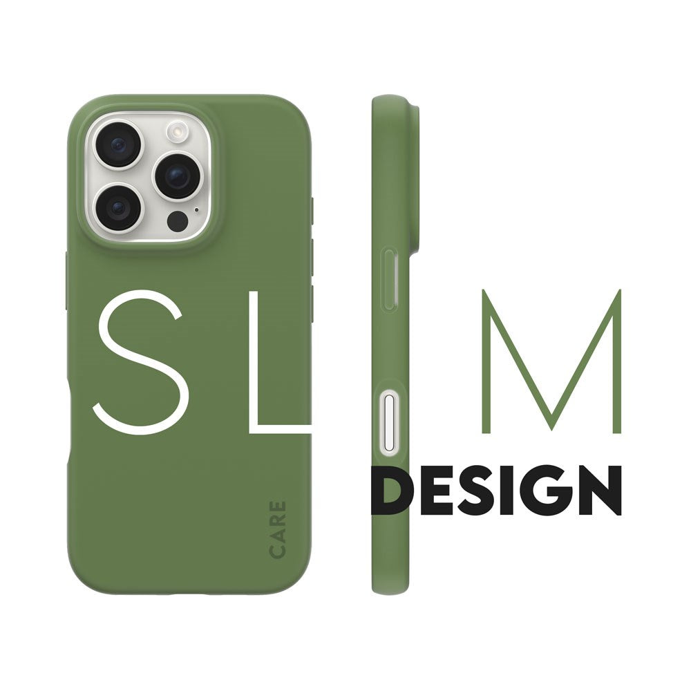 CARE by PanzerGlass iPhone 16 Pro FASHION Fearlessly Fashionable Skal - Piquant Green
