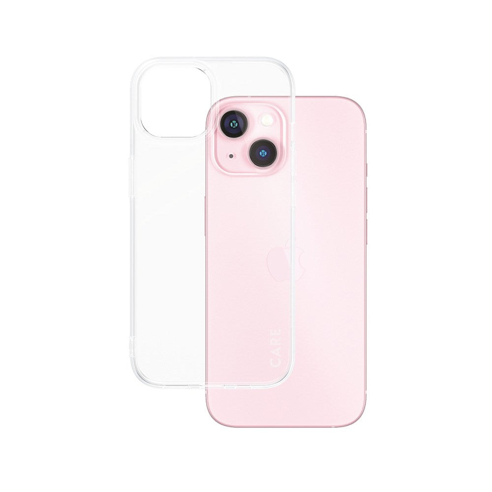 CARE by PanzerGlass iPhone 15 FASHION X-Ray Soft Basic Skal - Genomskinlig
