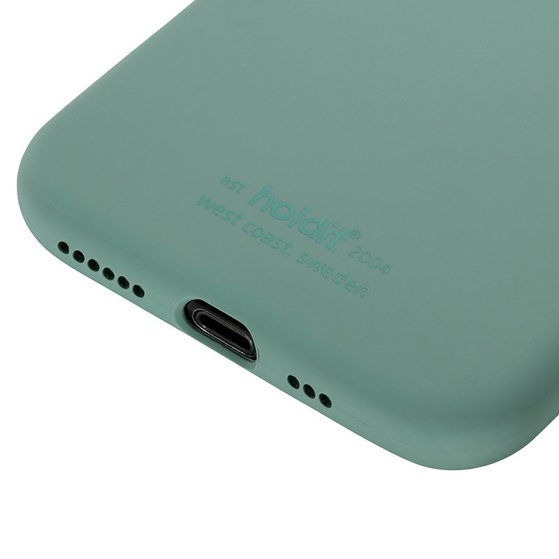 iPhone 11 Pro Holdit Soft Touch Skal Silikon - Moss Green