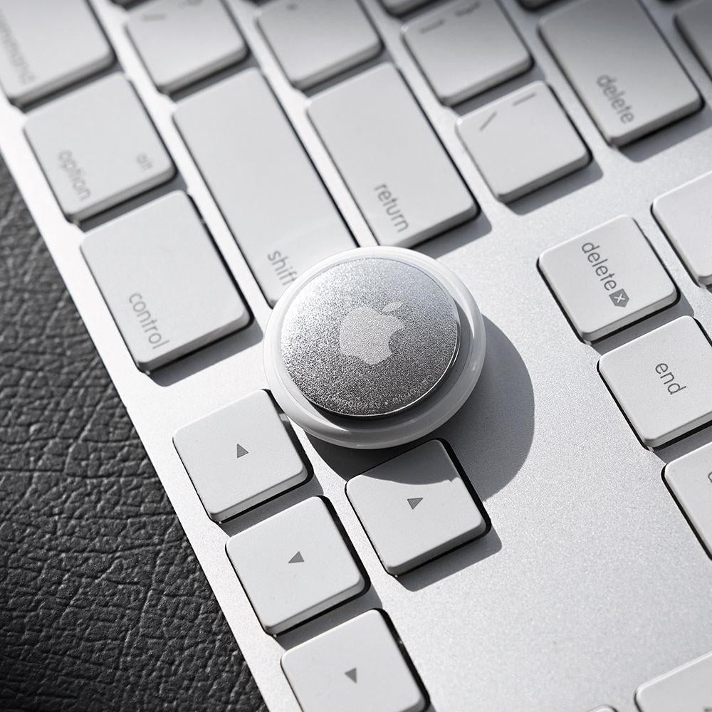 AirTag Spigen Airskin Shield Original Fit Front & Back - 4 -Pack - Matte Transparent