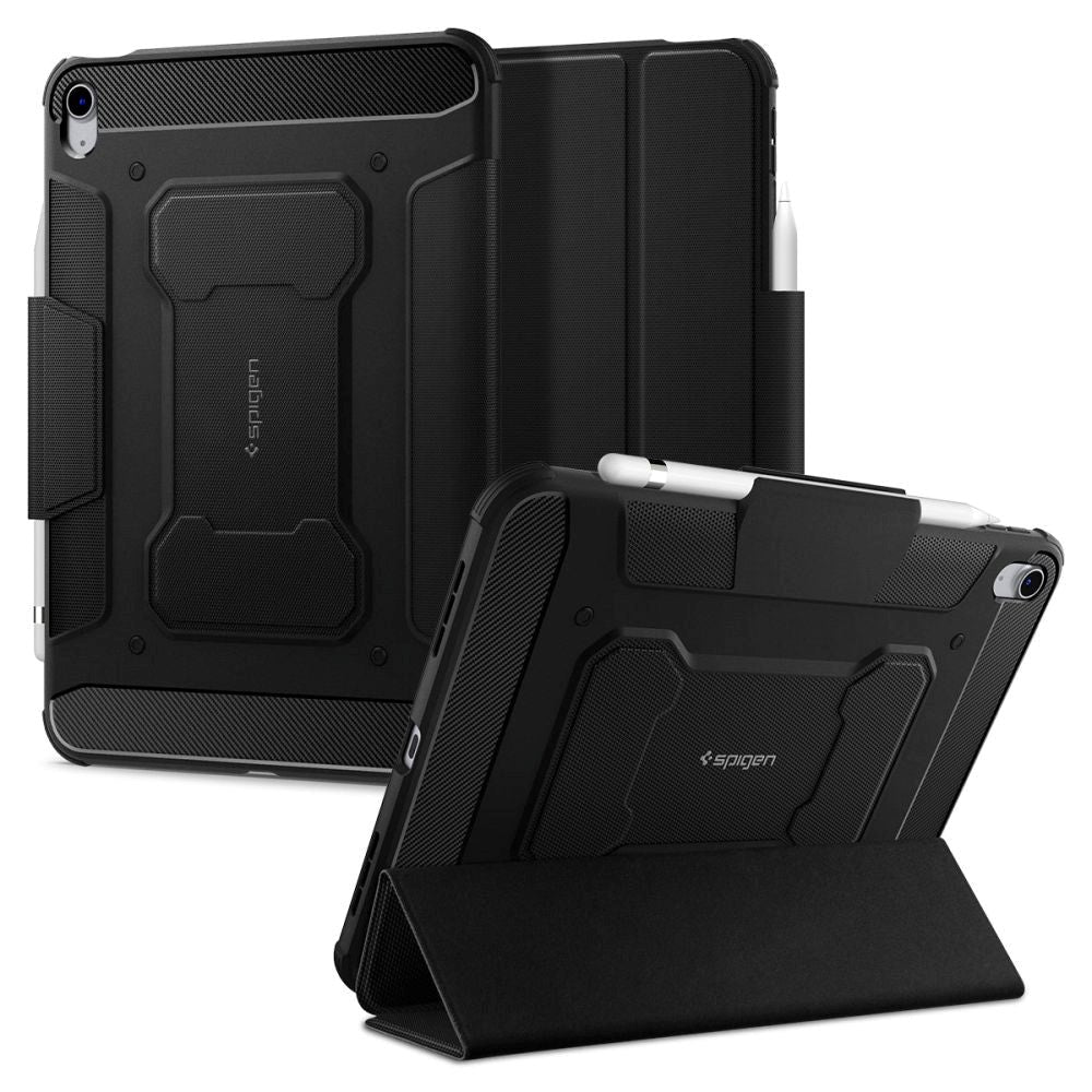 iPad 11" (2025) / iPad 10.9" (2024/2022) Spigen Rugged Armor Pro Fodral - Svart