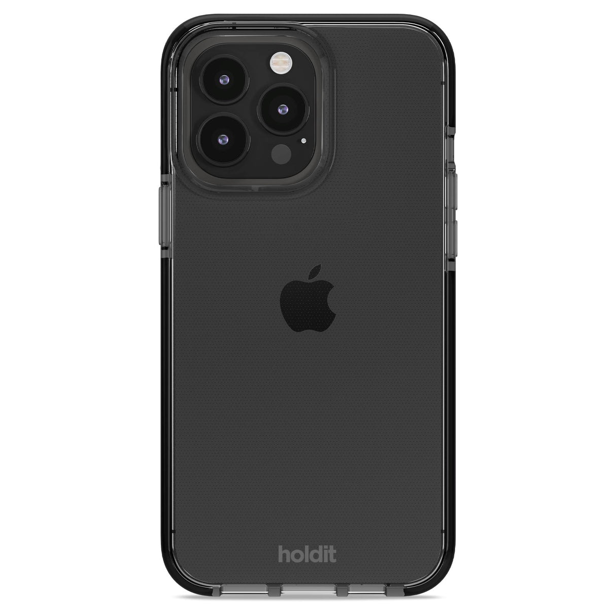 iPhone 15 Pro Max Holdit Seethru Skal - Black