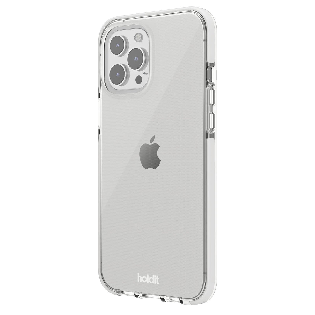 iPhone 15 Pro Max Holdit Seethru Skal - White