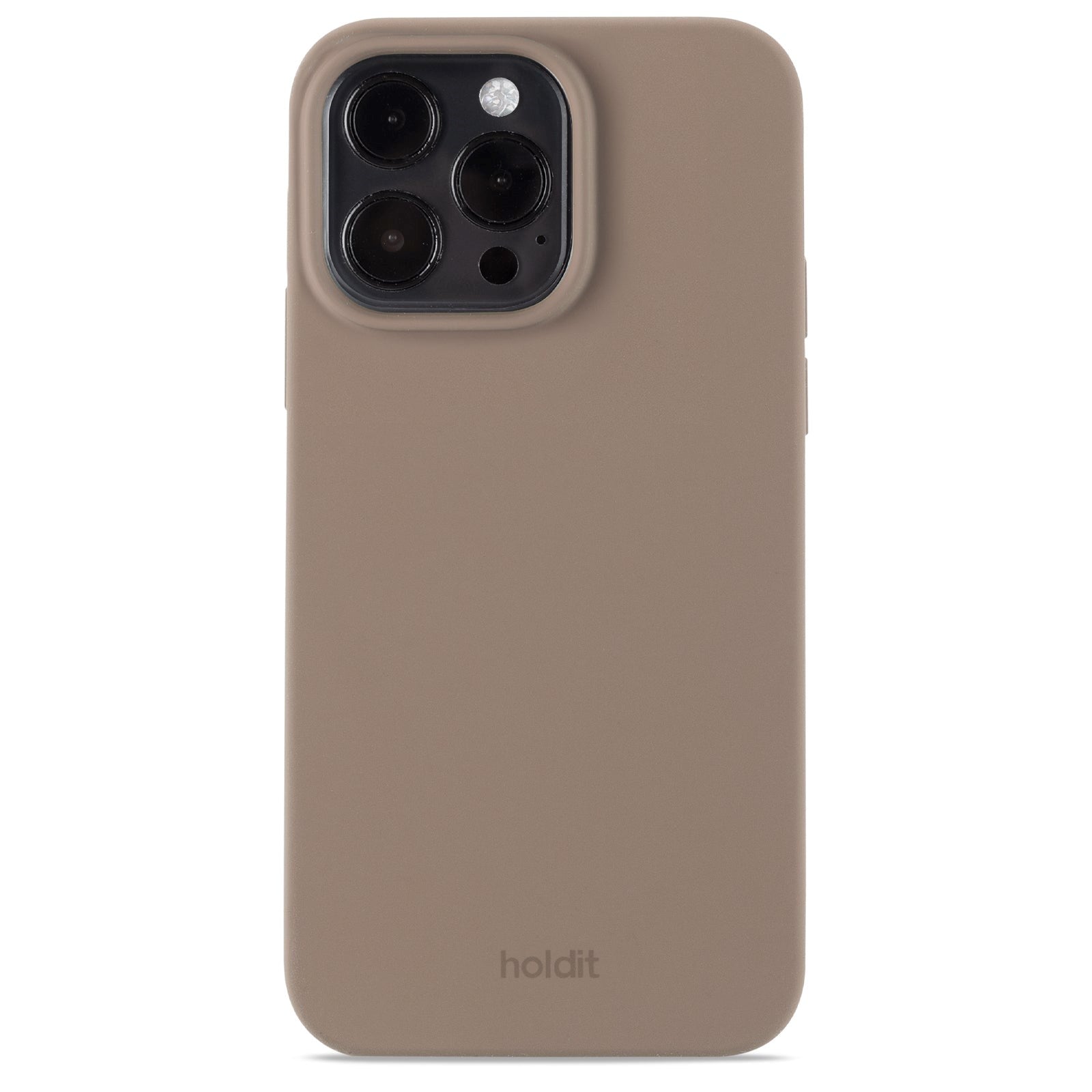 Holdit iPhone 15 Pro Max Soft Touch Skal Silikon - Mocha Brown