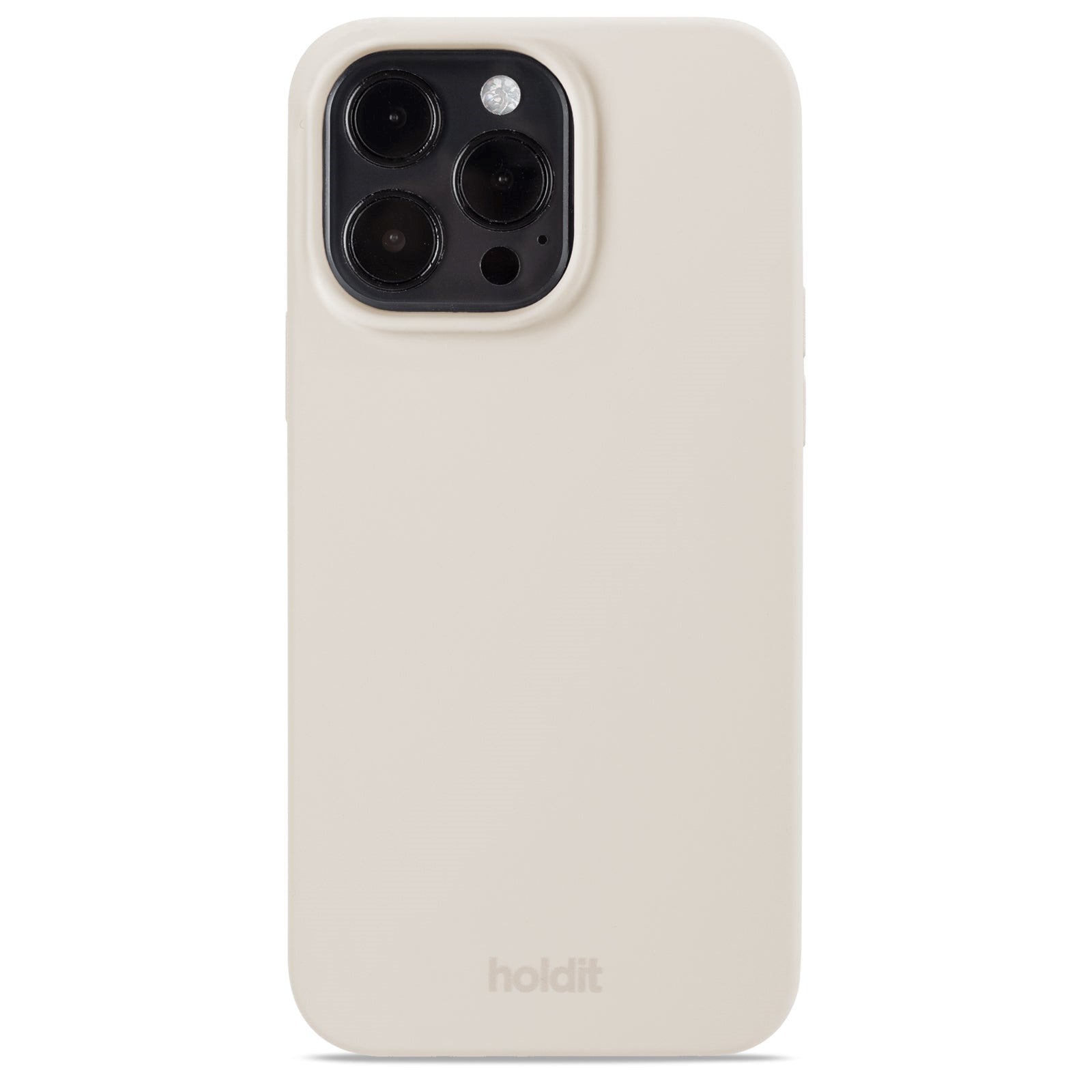 Holdit iPhone 15 Pro Max Soft Touch Skal Silikon - Light Beige