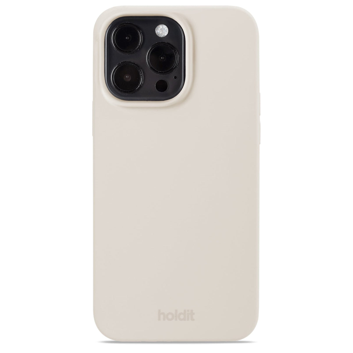 Holdit iPhone 15 Pro Max Soft Touch Skal Silikon - Light Beige