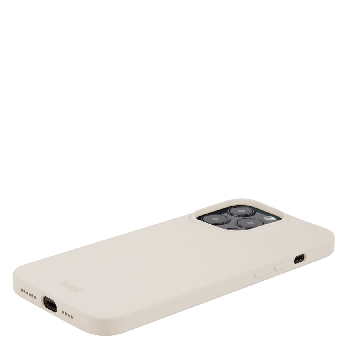 Holdit iPhone 15 Pro Max Soft Touch Skal Silikon - Light Beige
