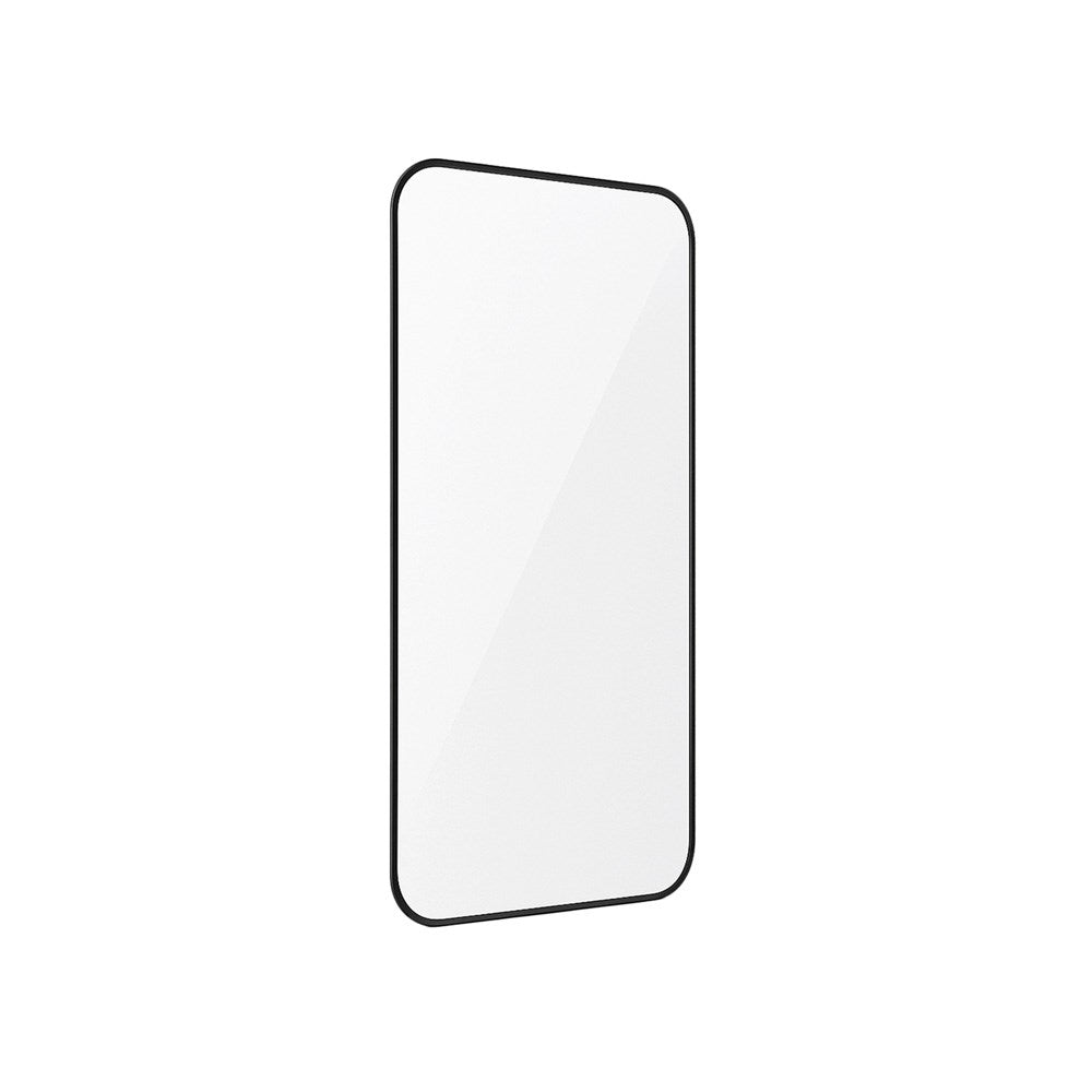 Holdit iPhone 16 / 15 / 14 Pro Härdat Glas Skärmskydd 3D - Case-Friendly - Genomskinlig / Svart Kant