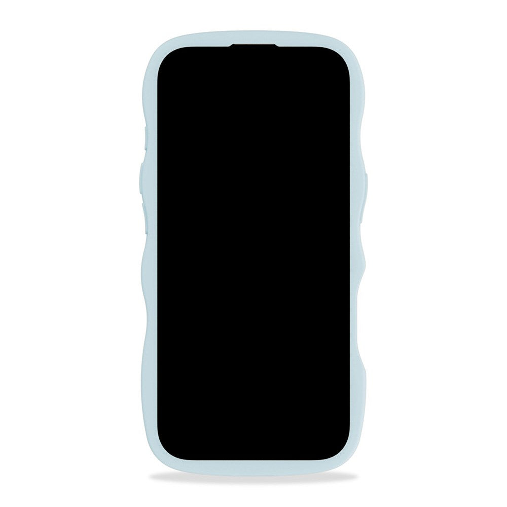 Holdit iPhone 16 Pro Max Wavy Skal - Mineral Blue / Transparent