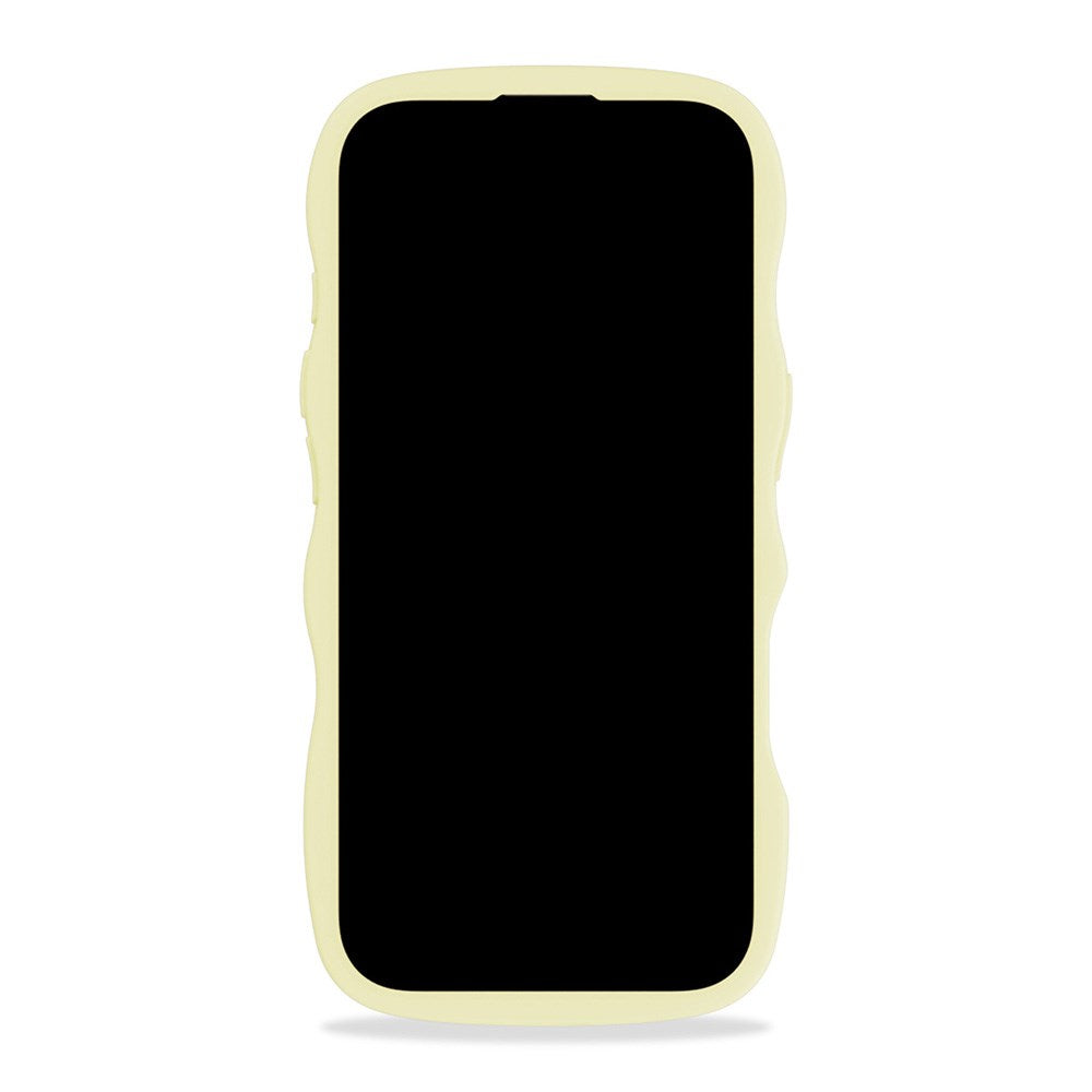 Holdit iPhone 16 Pro Max Wavy Skal - Lemonade / Transparent