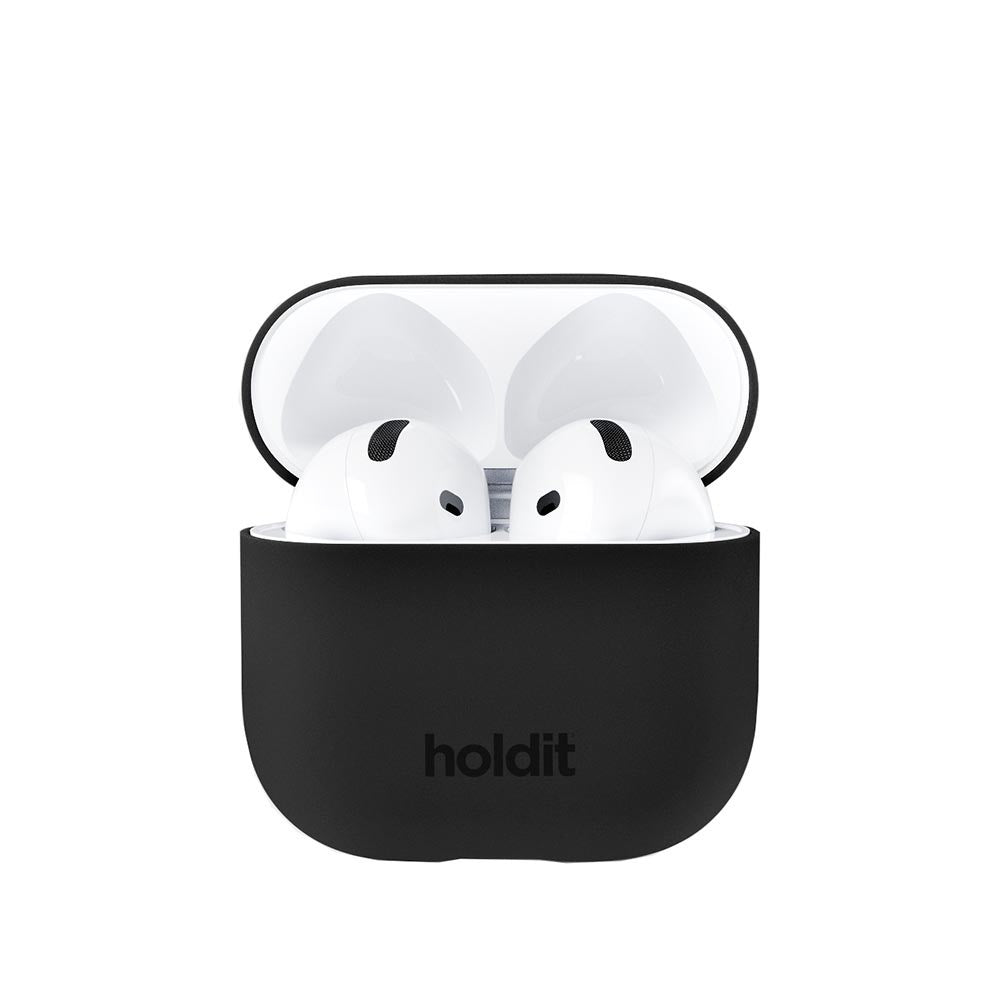 Holdit Nygård Skal Silikon Til AirPods 4 - Svart