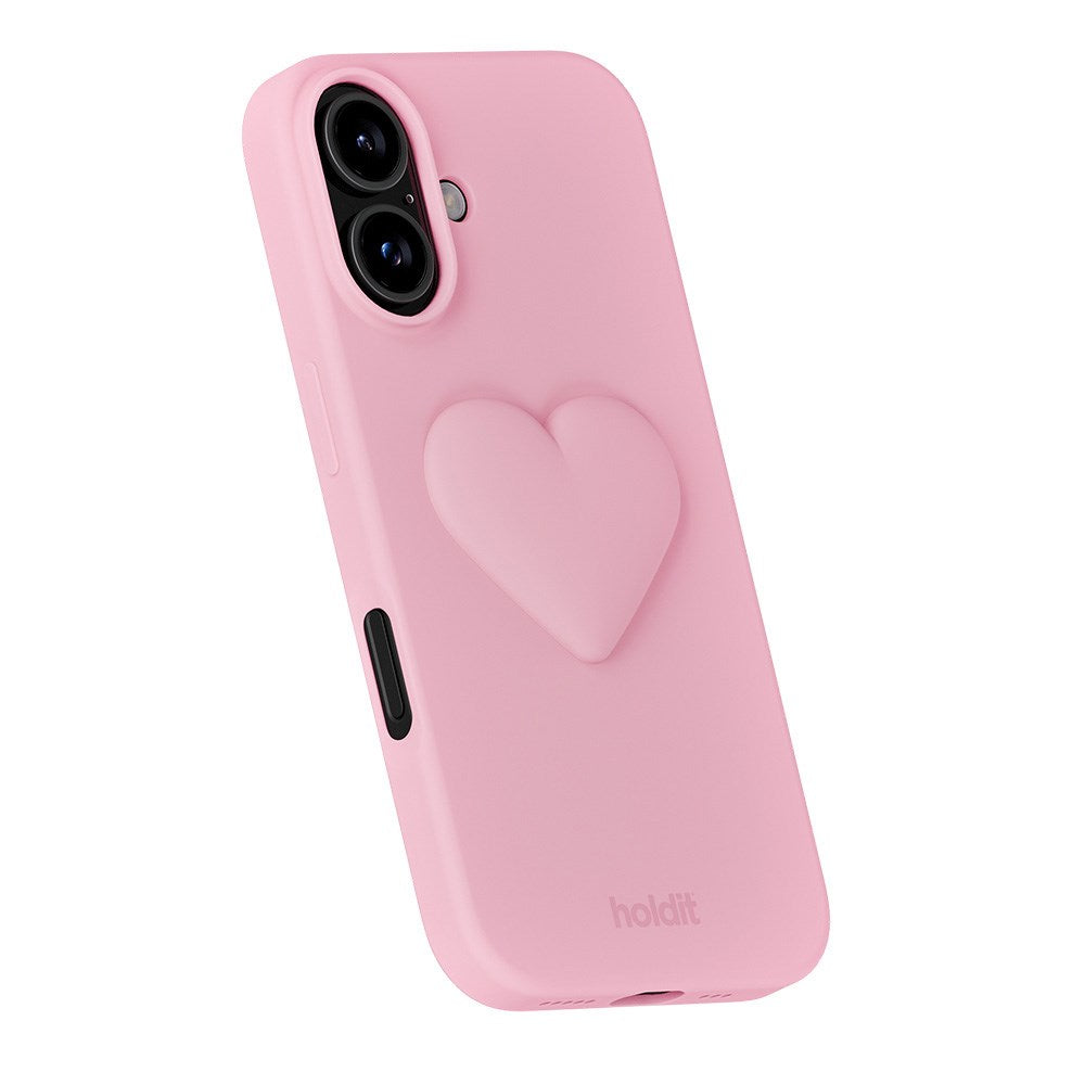 Holdit 3D Silicone Sticker Hjärta - Pink
