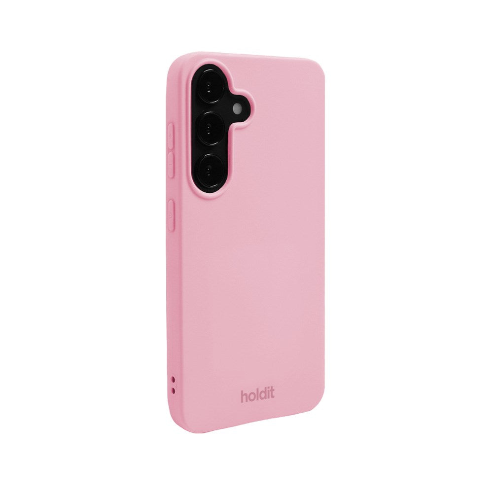 Samsung Galaxy S25 Holdit Soft Touch Skal Silikon - Pink