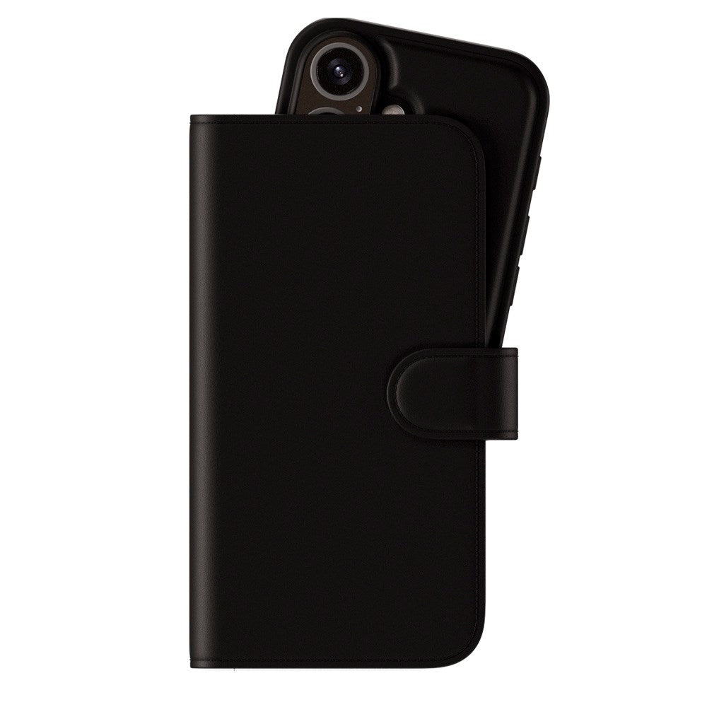 Holdit iPhone 16 Wallet Case MagSafe Plus - Plånboksfodral - MagSafe Kompatibel - Black