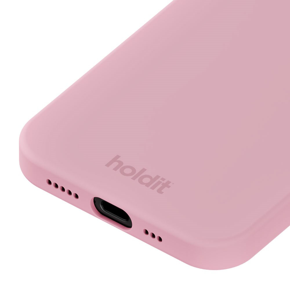 Holdit iPhone 16e Soft Touch Silikon Skal - Pink
