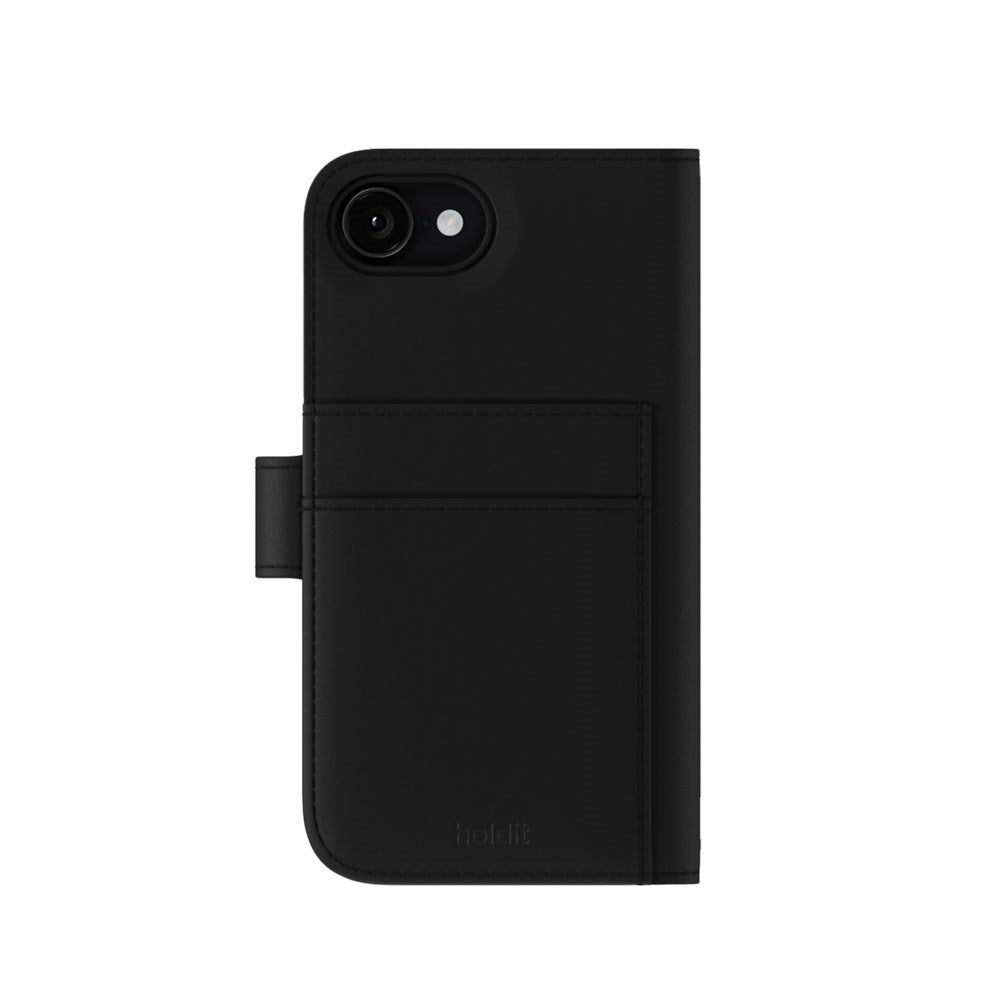 Holdit iPhone 16e Wallet Case Magnet Plus - Plånboksfodral - Black