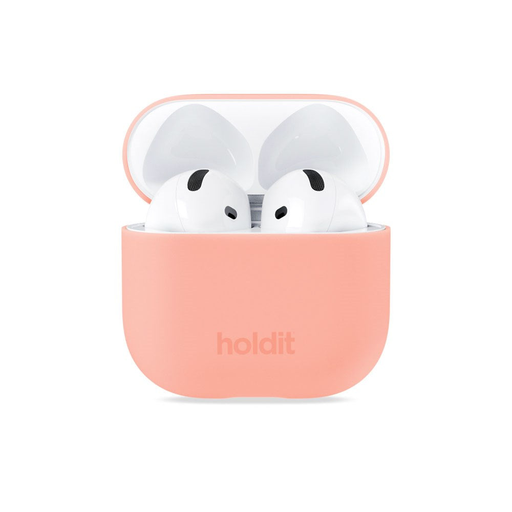 Holdit Silikon Skal til AirPods 4 - Pink Grape