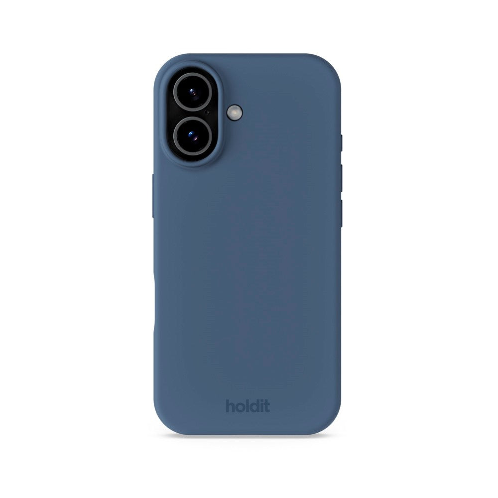 Holdit iPhone 17 Soft Touch Silikon Skal - Pacific Blue