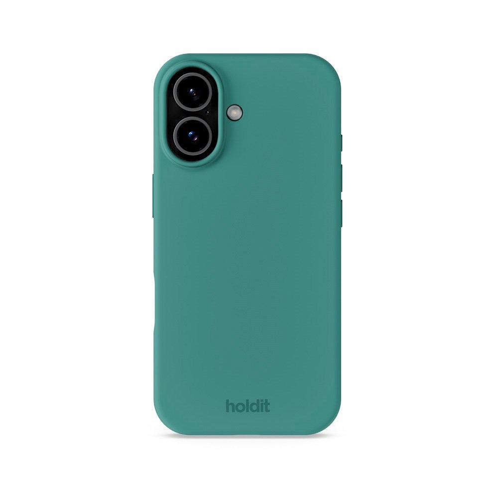 Holdit iPhone 17 Soft Touch Silikon Skal - Moss Green