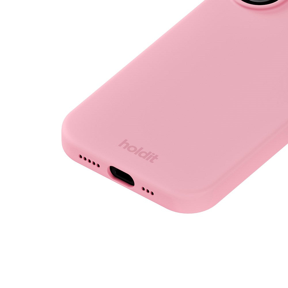 Holdit iPhone 17 Soft Touch Silikon Skal - Pink