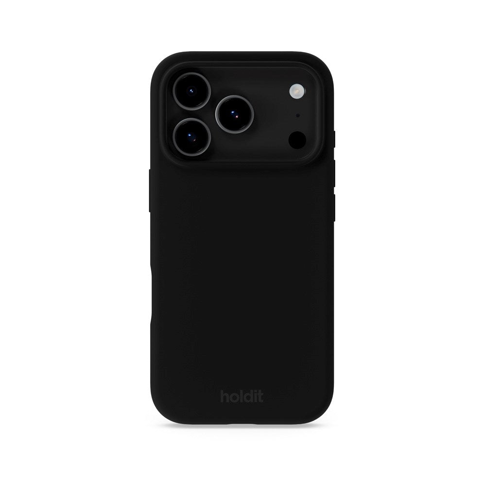 Holdit iPhone 17 Pro Soft Touch Silikon Skal - Black