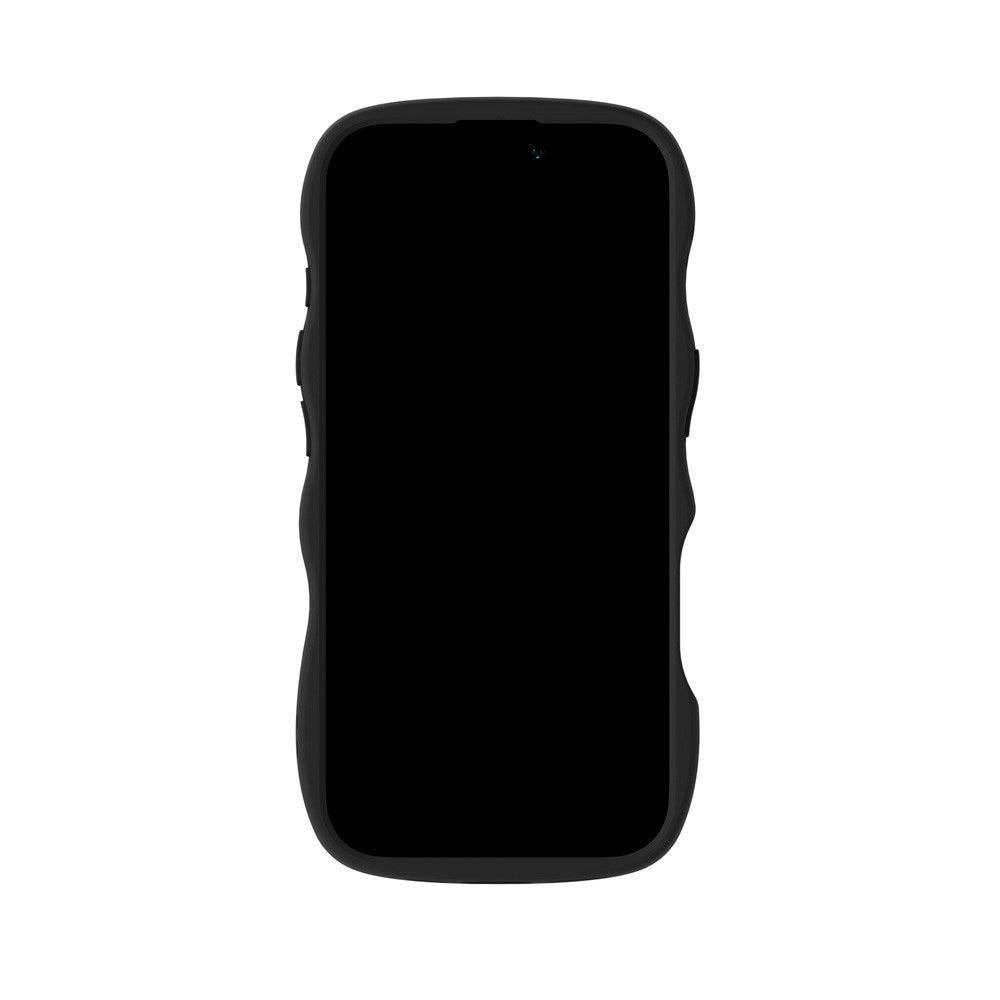 Holdit iPhone 17 Wavy Skal - Black / Transparent