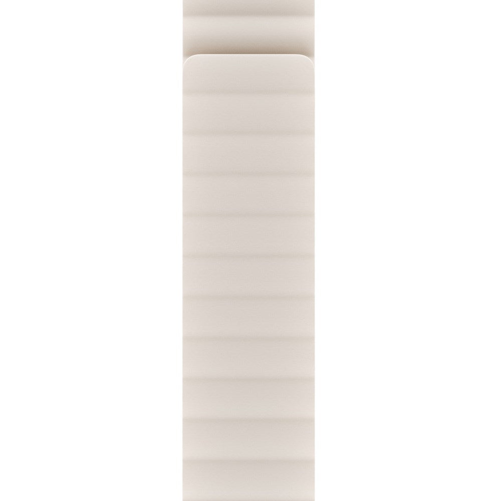 Apple Watch (38/40/SE/41/42mm) Holdit Silicone Magnet Klockarmband - Ljusbeige / Beige