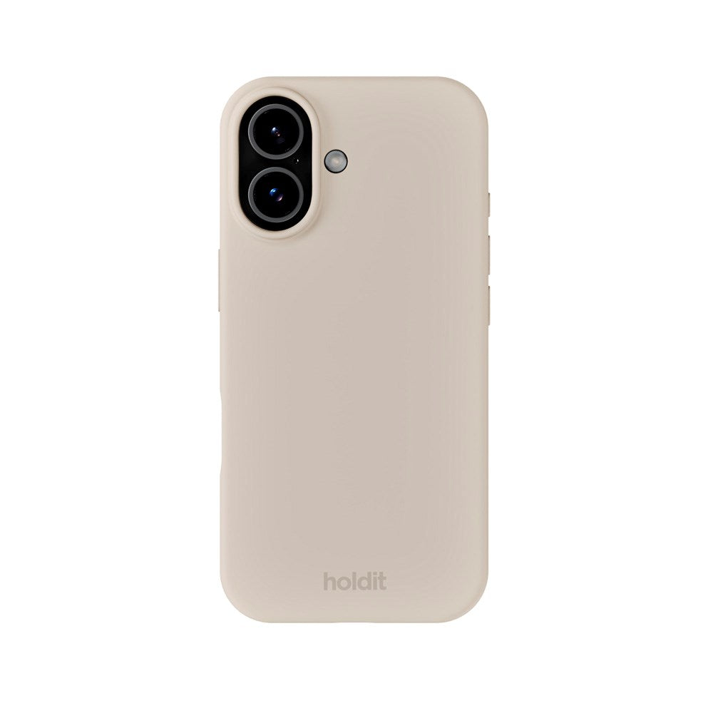 Holdit iPhone 17 Soft Touch Silikon Skal - Light Beige