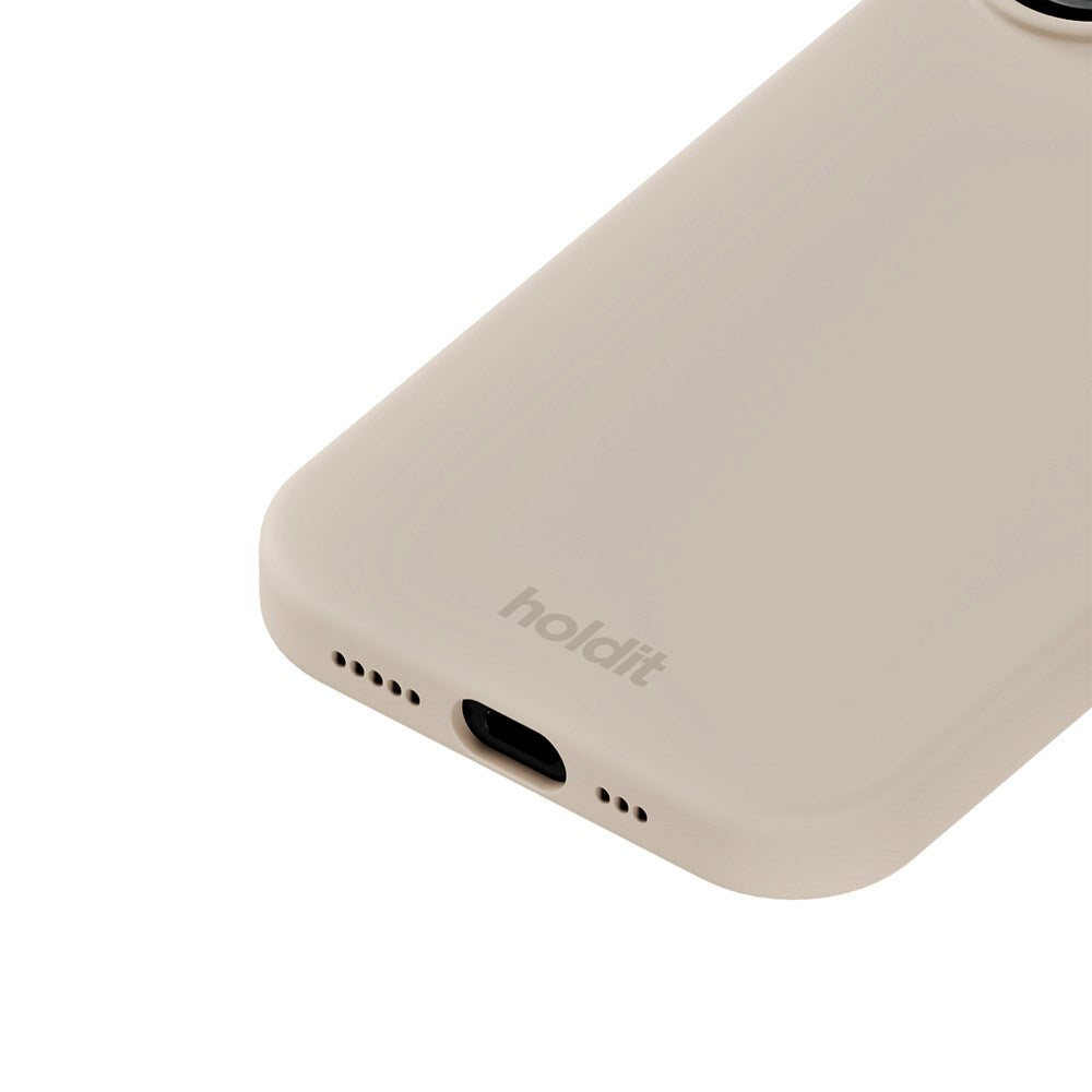 Holdit iPhone 17 Soft Touch Silikon Skal - Light Beige