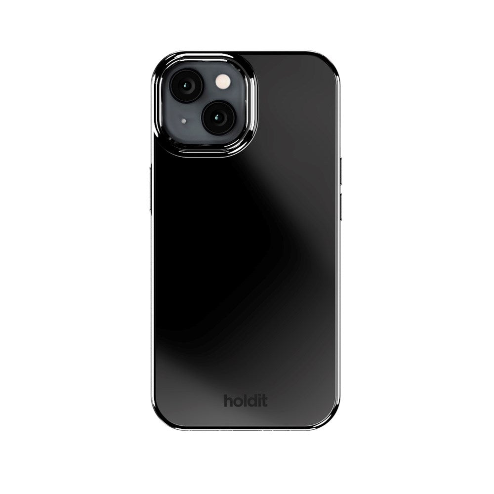 Holdit iPhone 16e / 15 / 14 / 13 Mirror Skal - MagSafe Kompatibel - Svart