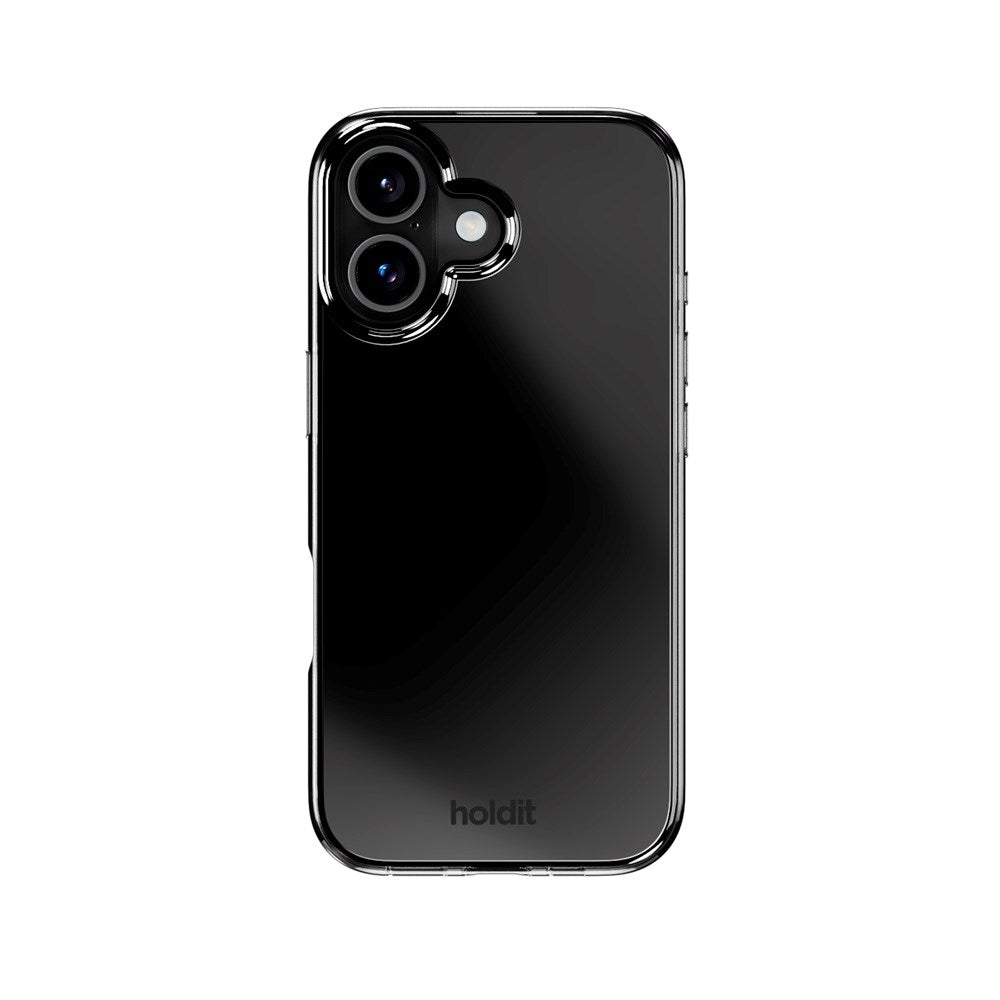 Holdit iPhone 17 Mirror Skal - MagSafe Kompatibel - Svart