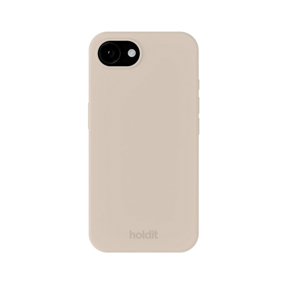 Holdit iPhone 16e Soft Touch Silikon Skal - Light Beige