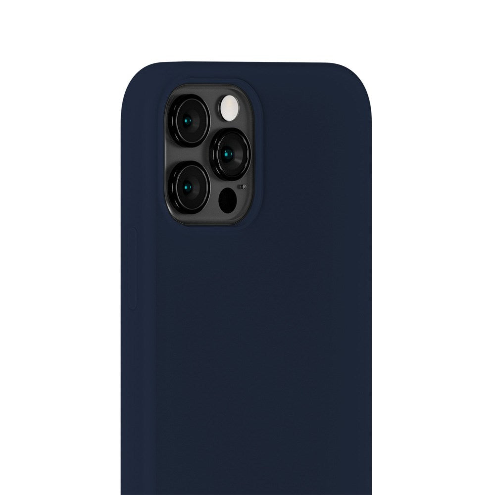 Holdit iPhone 12 / 12 Pro Soft Touch Silikon Skal - Midnight Blue