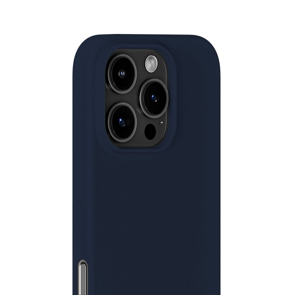 Holdit iPhone 16 Pro Soft Touch Silikon Skal - Midnight Blue