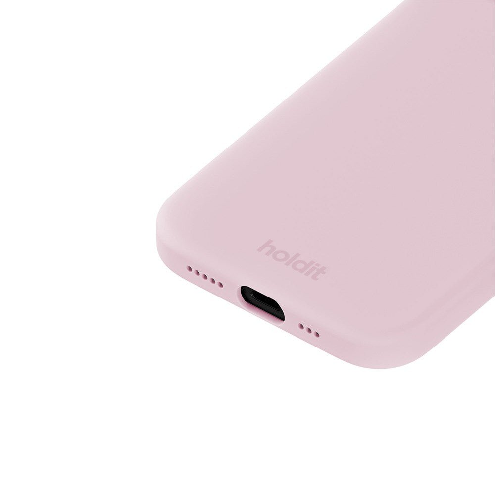 Holdit iPhone 14 / 13 Soft Touch Silikon Skal - Pale Pink