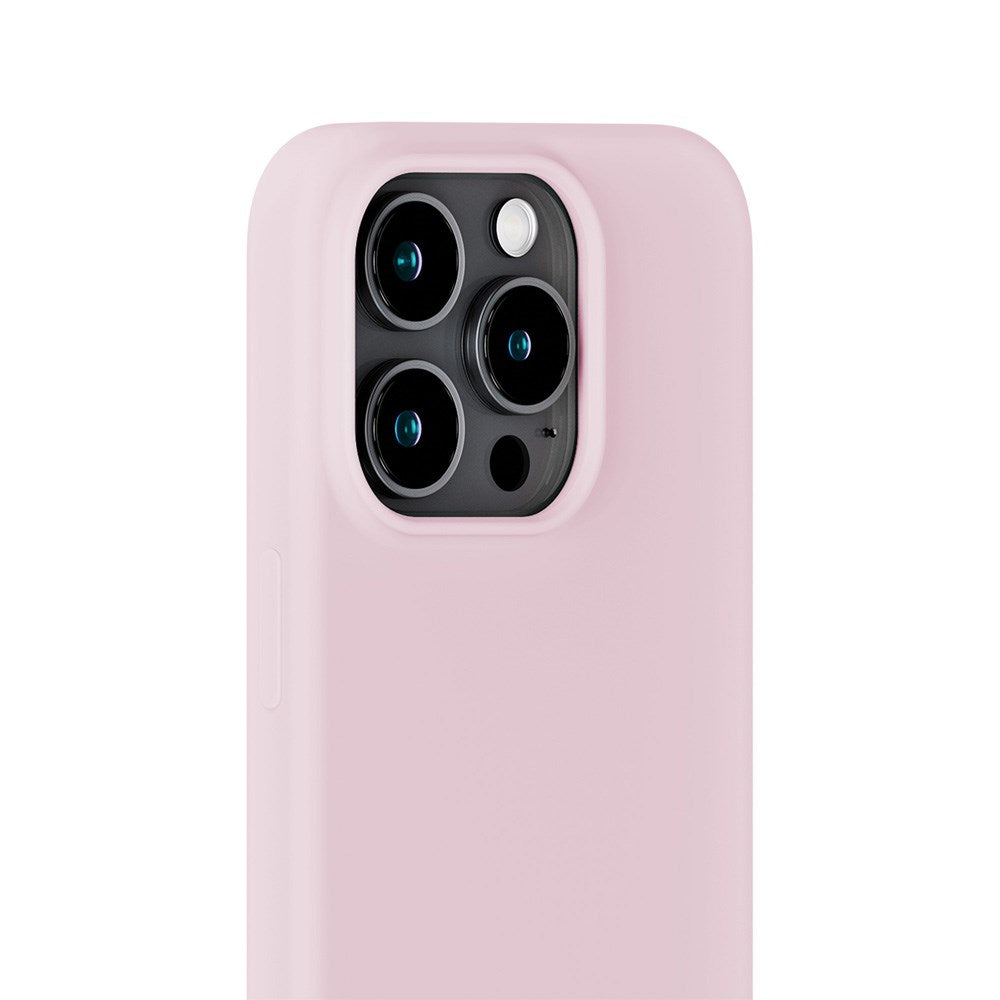 Holdit iPhone 15 Pro Soft Touch Silikon Skal - Pale Pink
