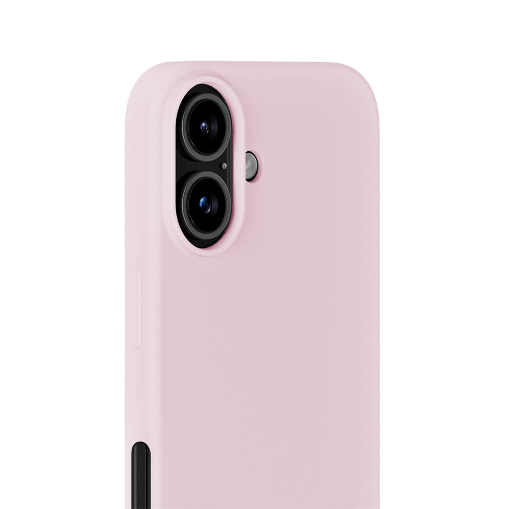 Holdit iPhone 16 Soft Touch Silikon Skal - Pale Pink