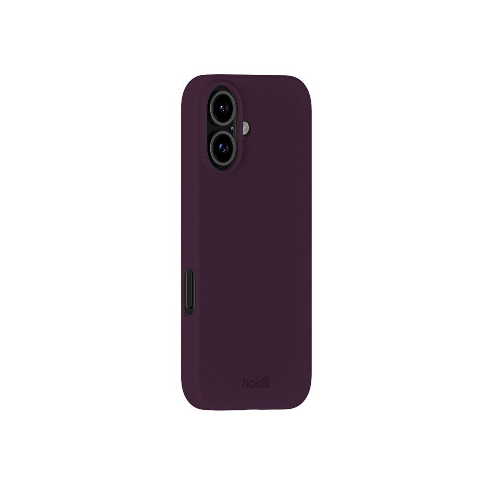 Holdit iPhone 16 Soft Touch Silikon Skal - Deep Plum
