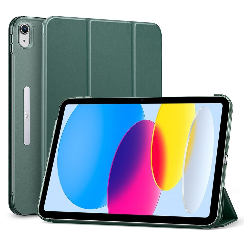 iPad 11" (2025) / iPad 10.9" (2024/2022) ESR Ascend Fodral - Tri-Fold - Forest Green