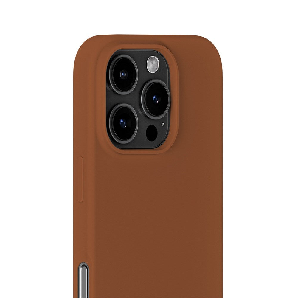 Holdit iPhone 16 Pro Soft Touch Silikon Skal - Almond Brown