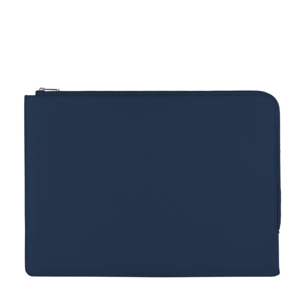 Holdit Konstläder Sleeve för MacBook / Laptop 14" (34,2 x 24,2 cm) - Midnight Blue
