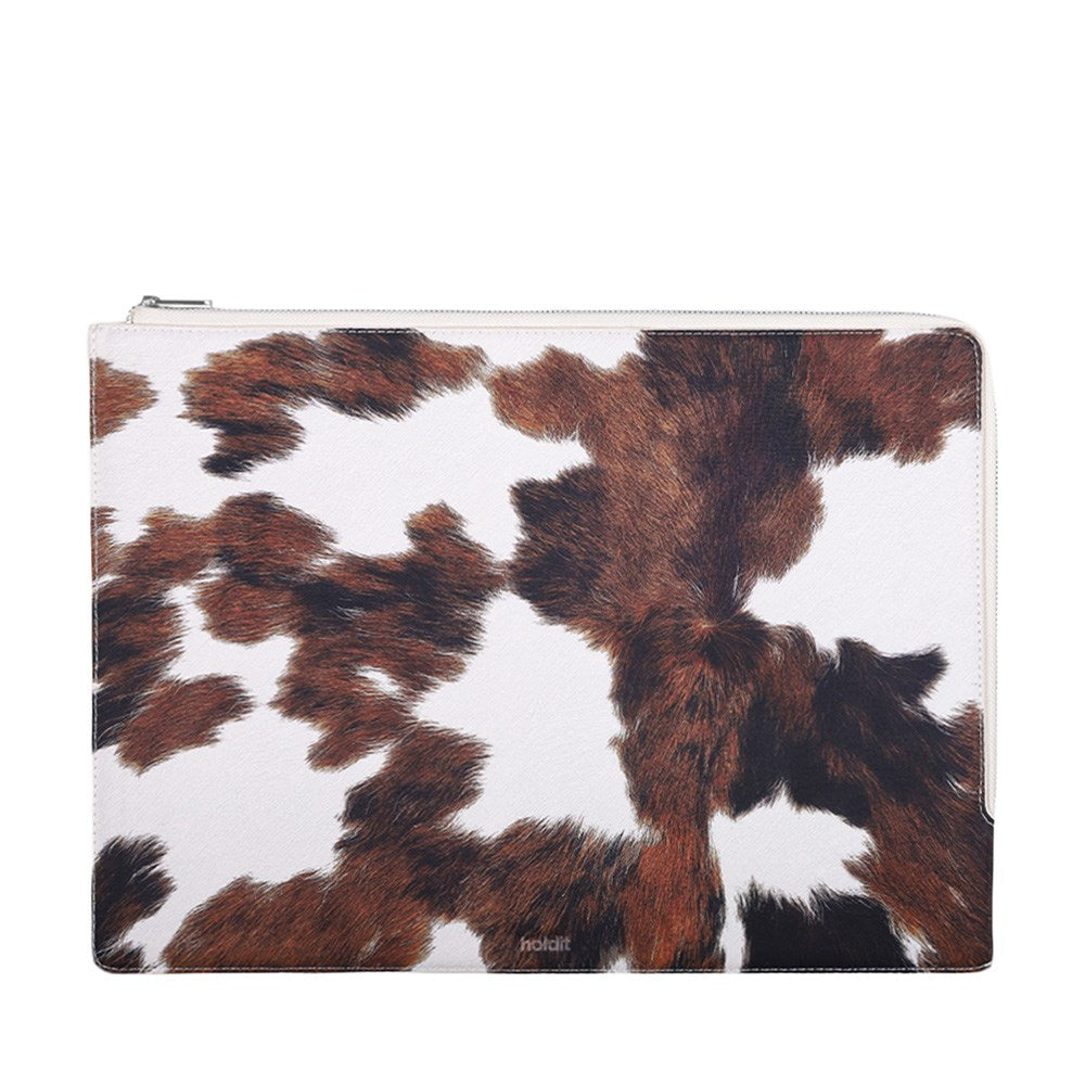 Holdit Sleeve för MacBook / Laptop 14" (34,2 x 24,2 cm) - Cow