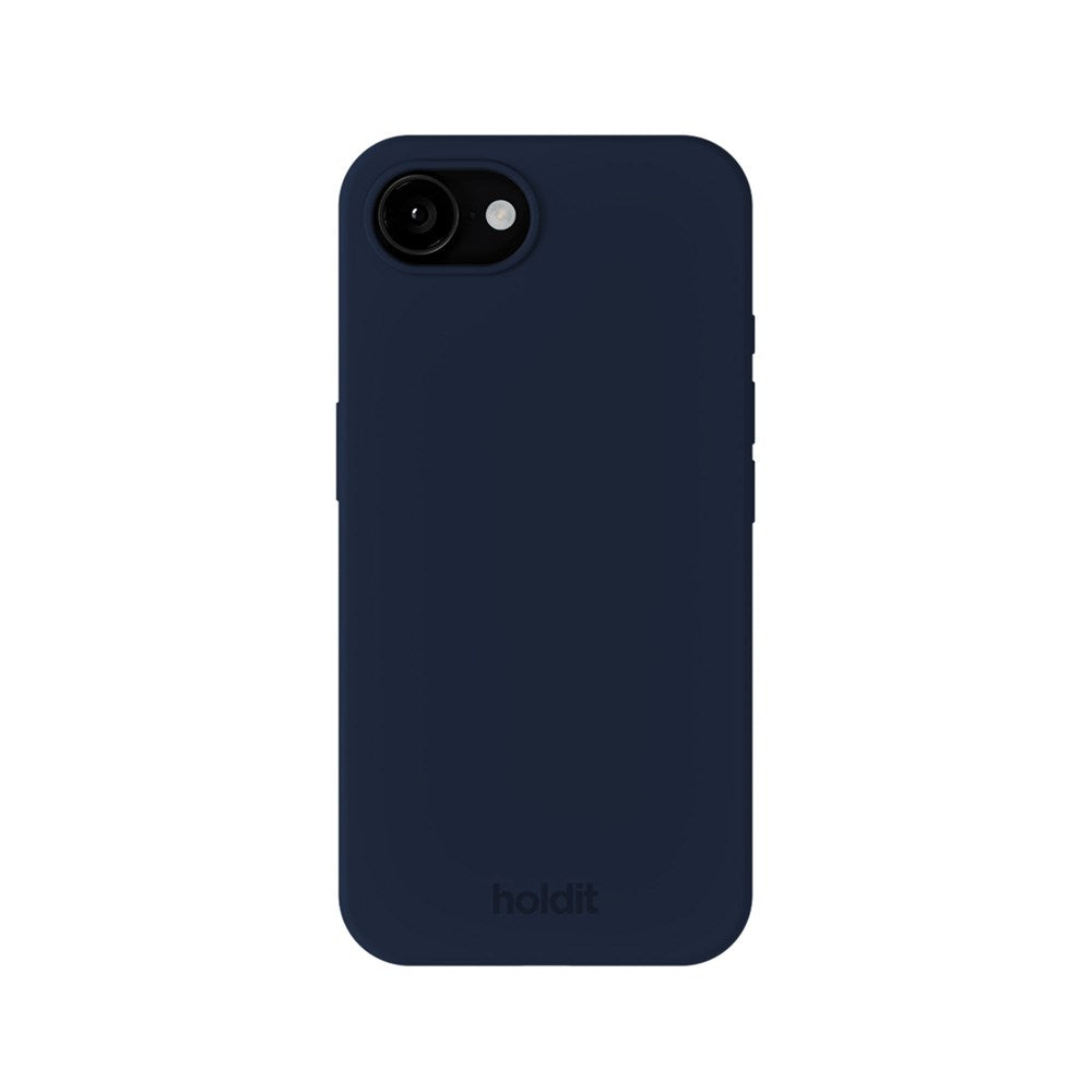 Holdit iPhone 16e Soft Touch Silikon Skal - Midnight Blue