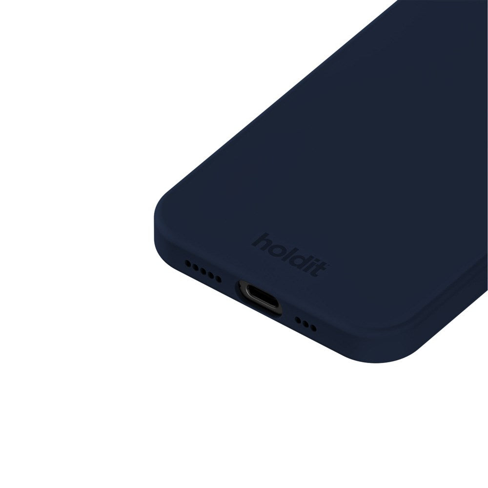 Holdit iPhone 16e Soft Touch Silikon Skal - Midnight Blue