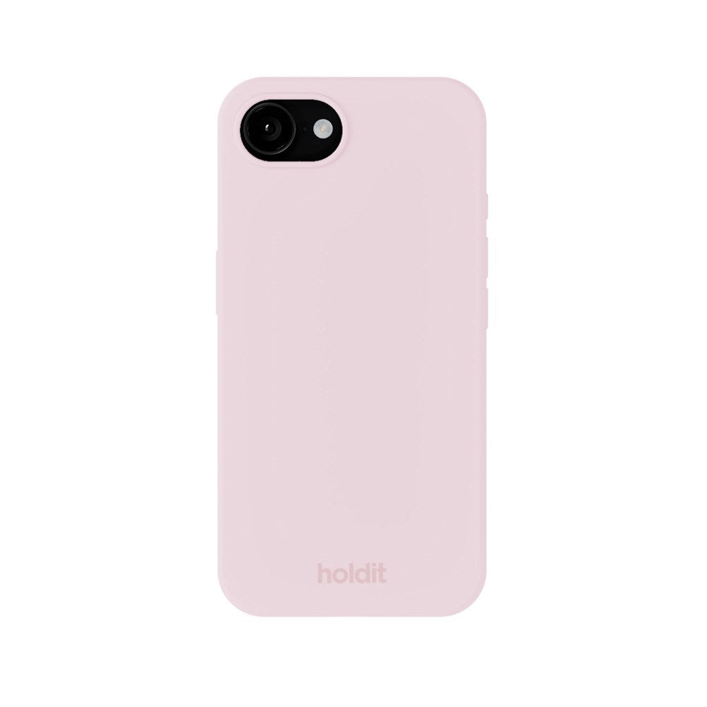 Holdit iPhone 16e Soft Touch Silikon Skal - Pale Pink