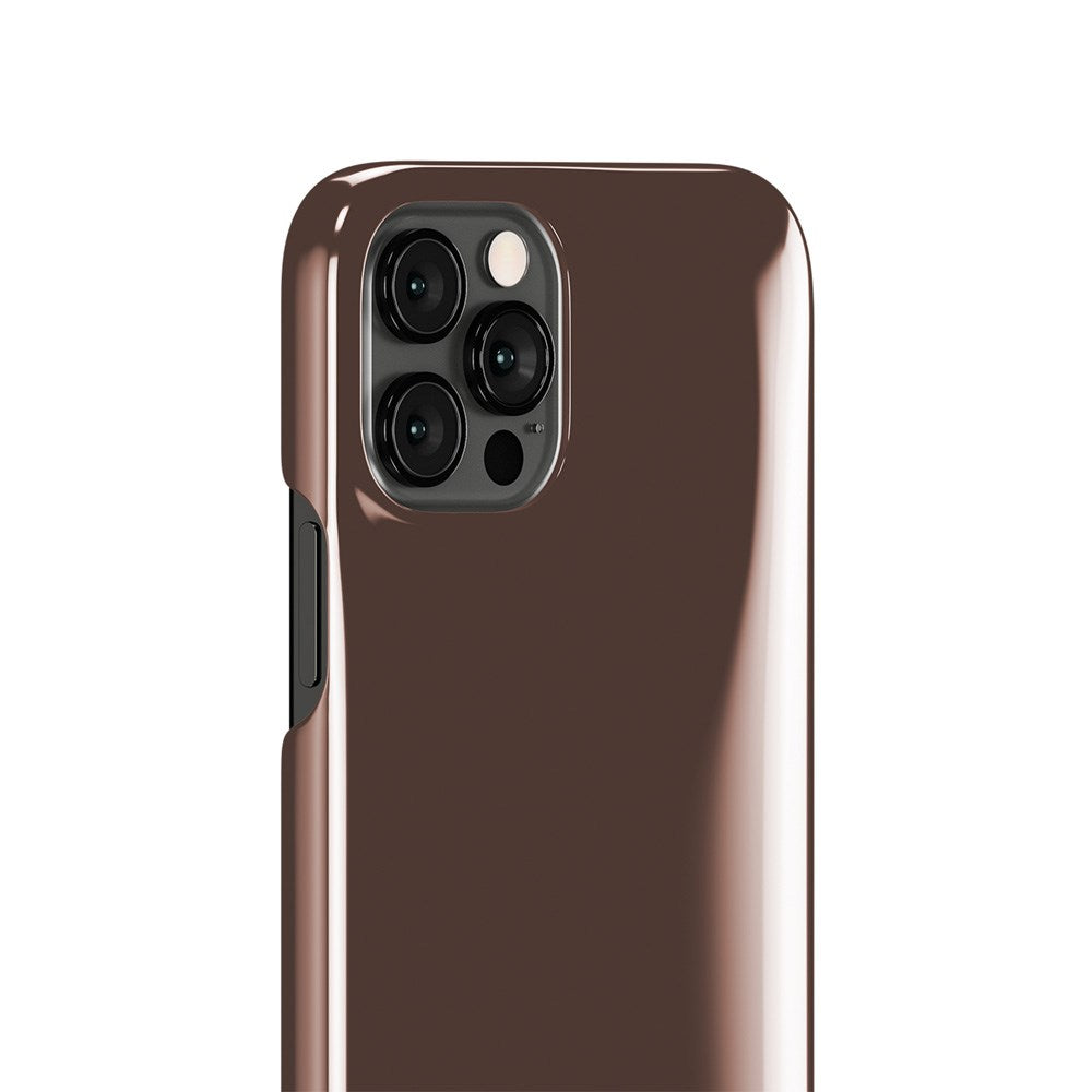 Holdit iPhone 12 / 12 Pro Puffy Case - Chocolate