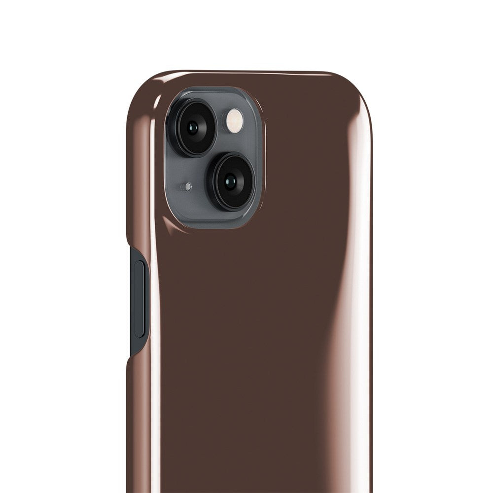 Holdit iPhone 16e / 15 / 14 / 13 Puffy Case - Chocolate